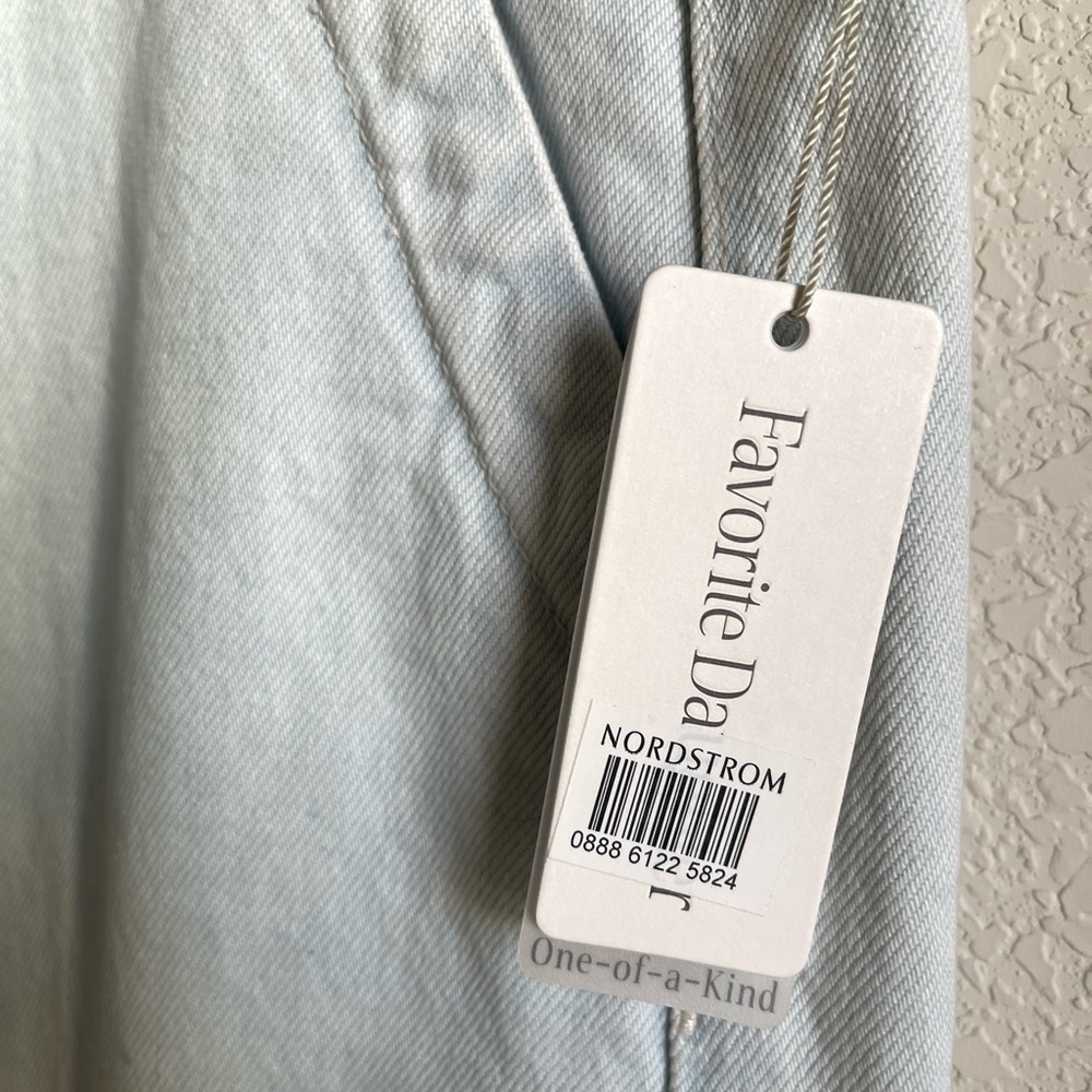 Favorite Daughter Light Blue Women's Trouser Jeans - Picture 3 of 4